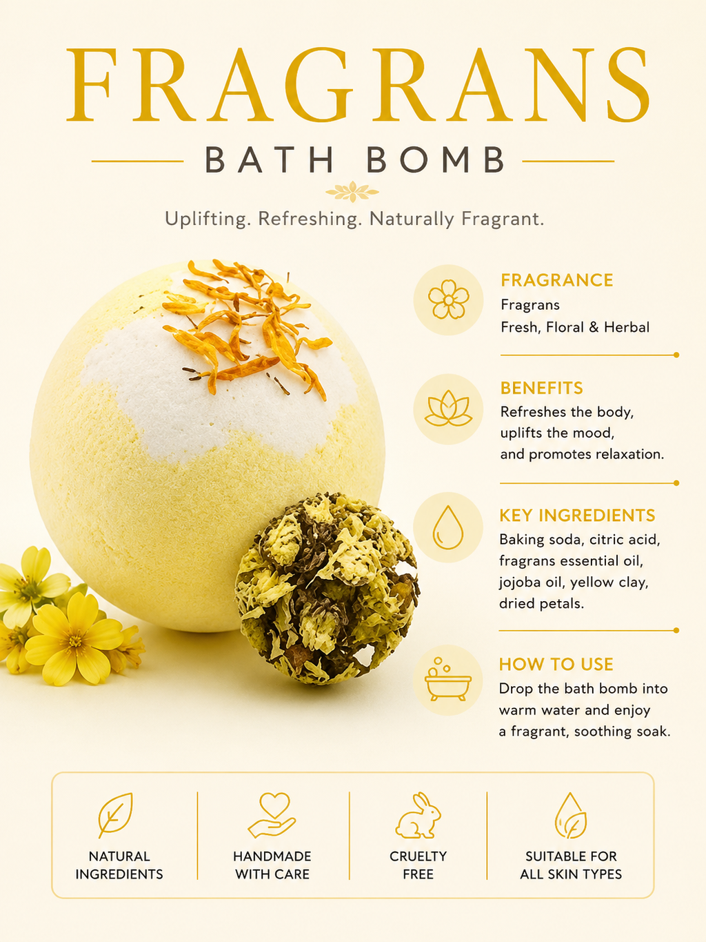 Bath Bomb – Handmade Natural Bath Bombs