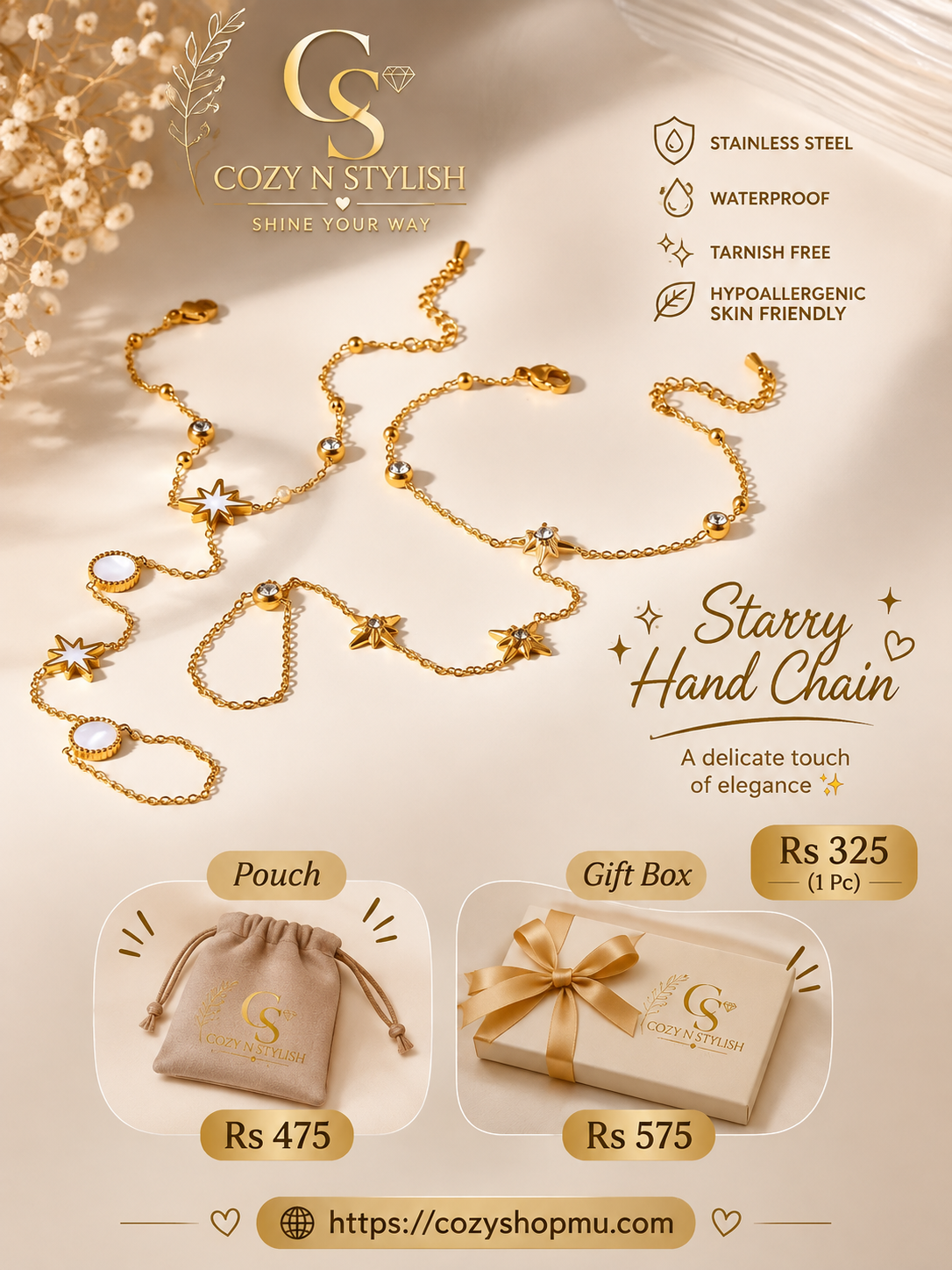 ✨ Starry Hand Chain ✨