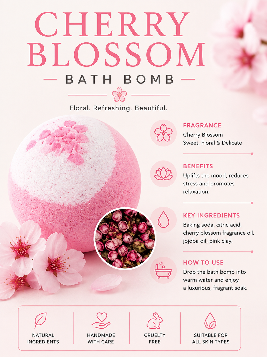 Bath Bomb – Handmade Natural Bath Bombs