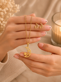 Moon & Star Jewelry Set