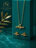 Angel Stainless Steel Jewelry Set – Gold